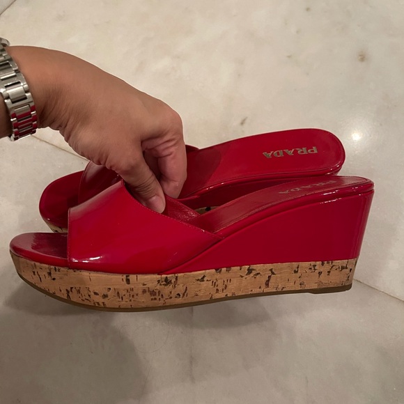 Prada wedges slides - Picture 1 of 4